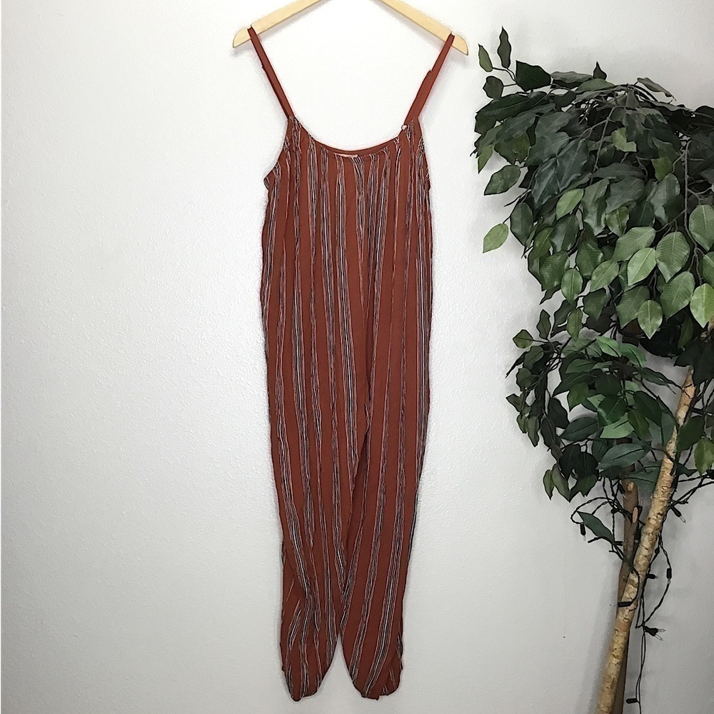 Mystree Striped One Piece Jumper